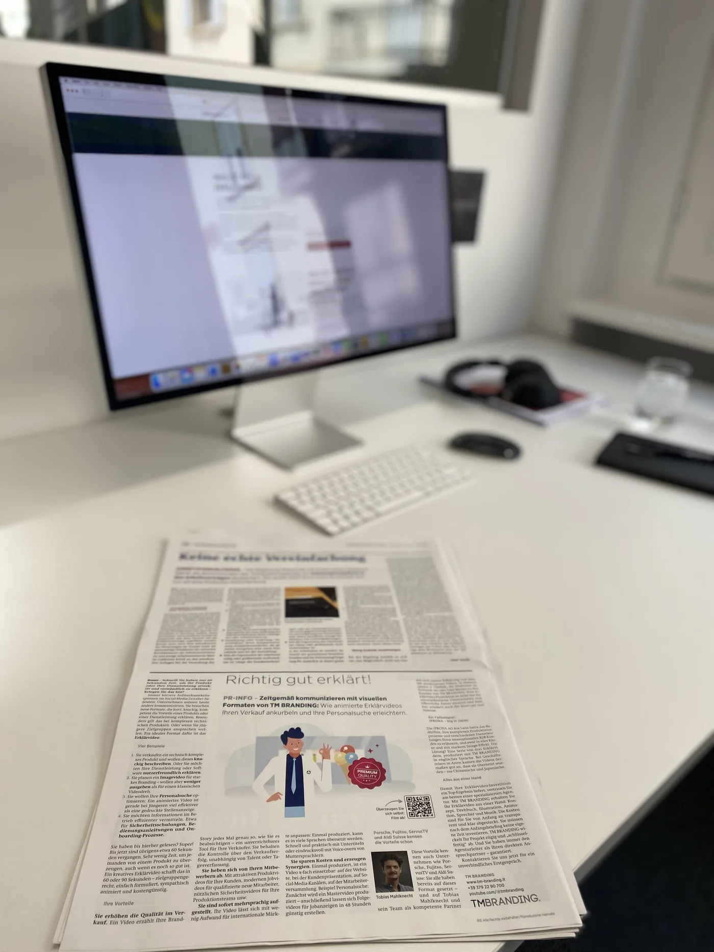 Erklärvideo Südtirol – Büro von TM BRANDING in Bozen
